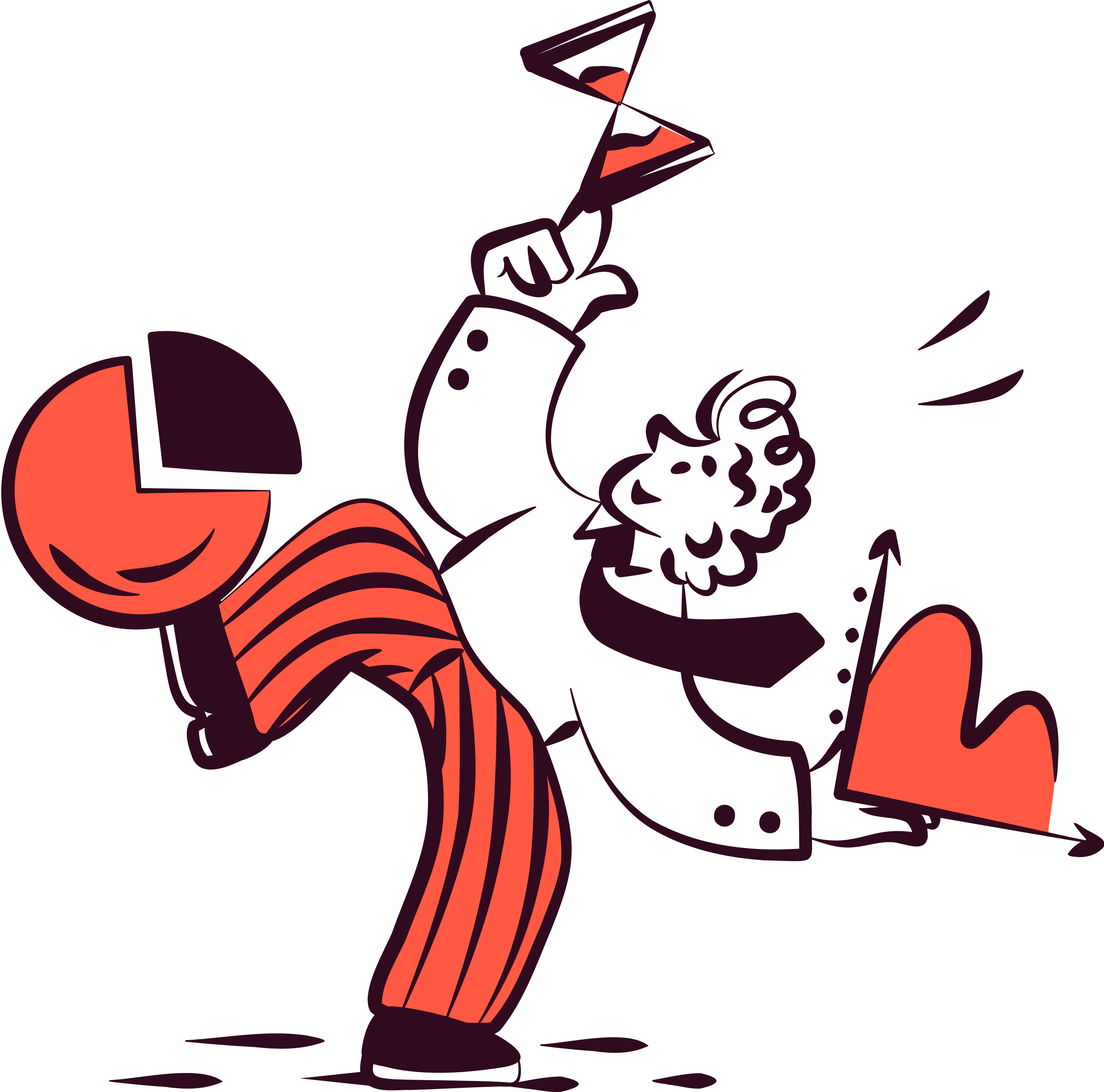 Coins coming out of phone